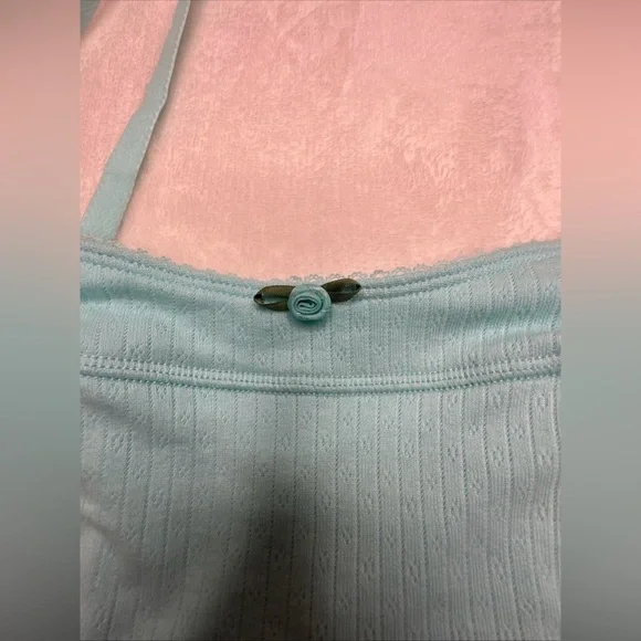 Women's Cotton Barrettes Bra Colsie Blue size Small Extra Comfort Cotton - Picture 4 of 9